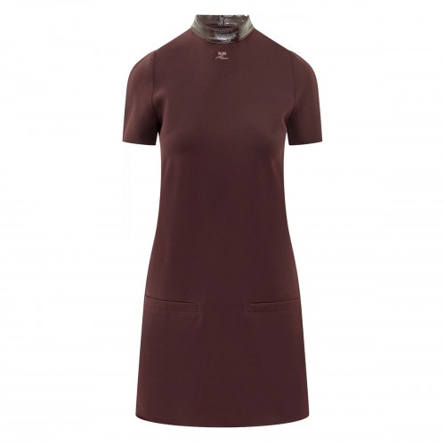 BURGUNDY MINI DRESS