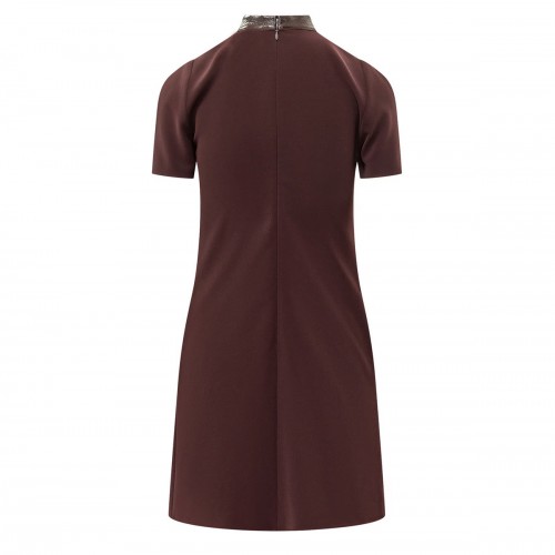 BURGUNDY MINI DRESS