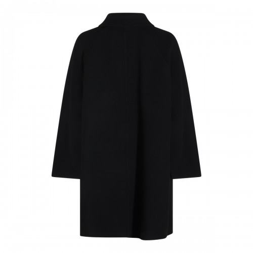 BLACK WOOL INA TRENCH COAT 2
