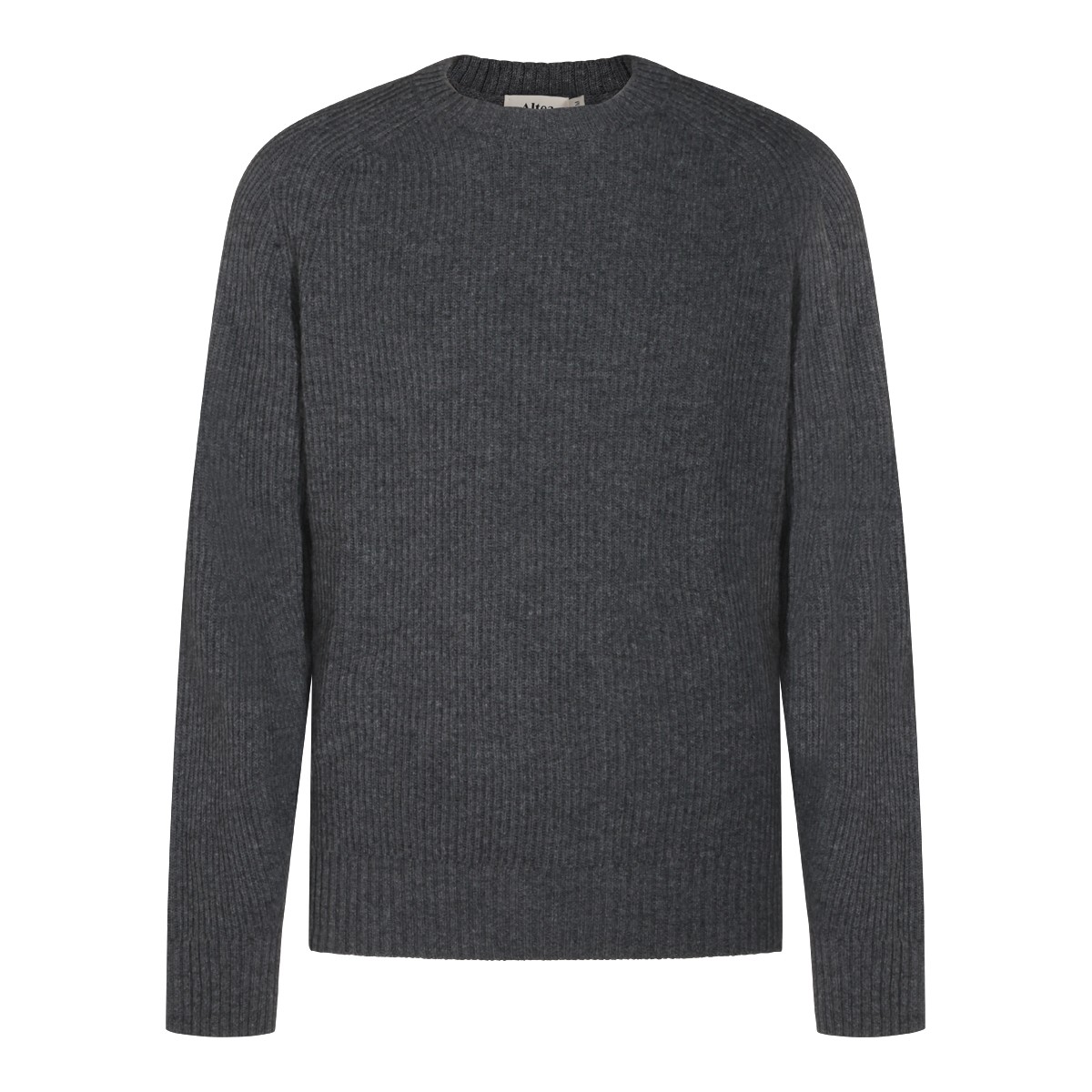 GREY WOOL KNITWEAR