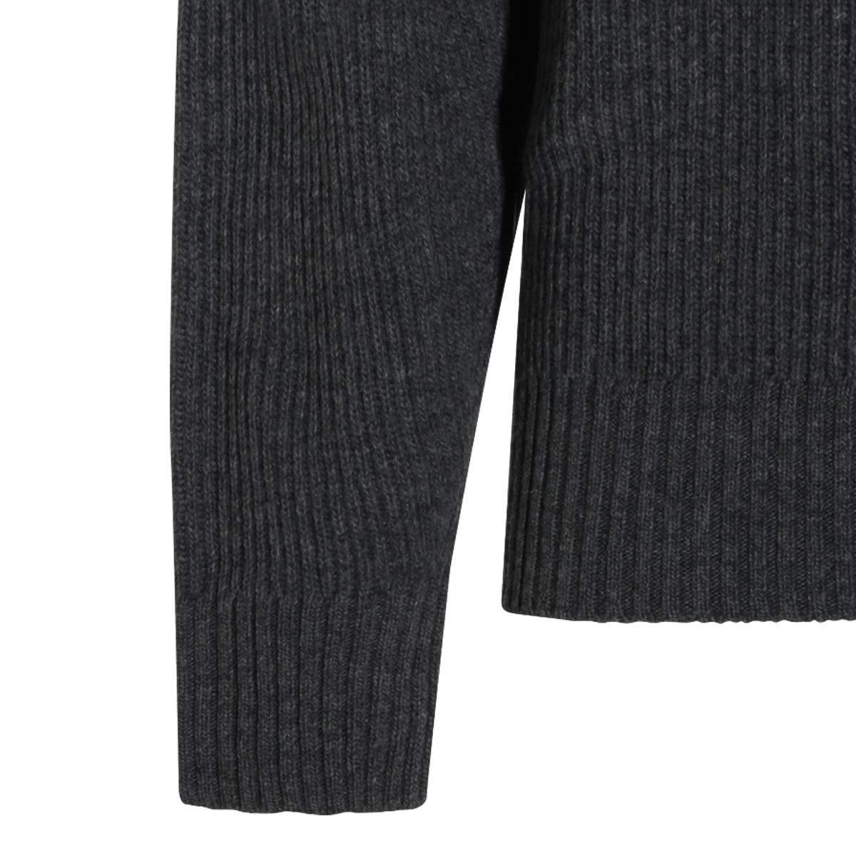 GREY WOOL KNITWEAR