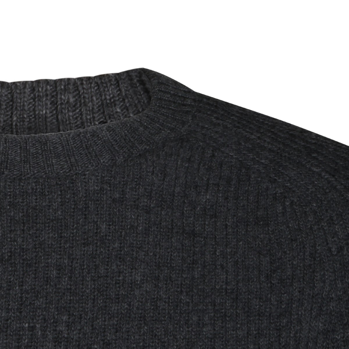 GREY WOOL KNITWEAR