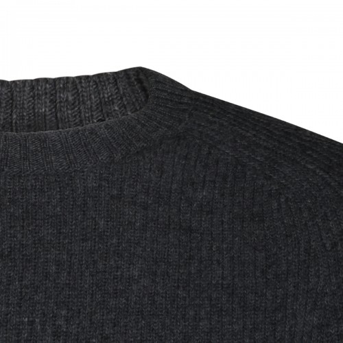 GREY WOOL KNITWEAR