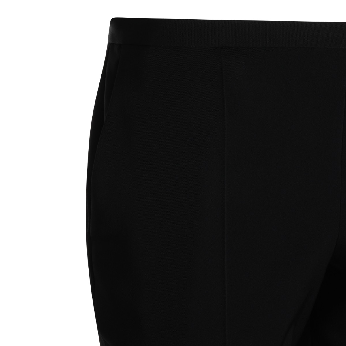 BLACK WOOL CYRIL PANT