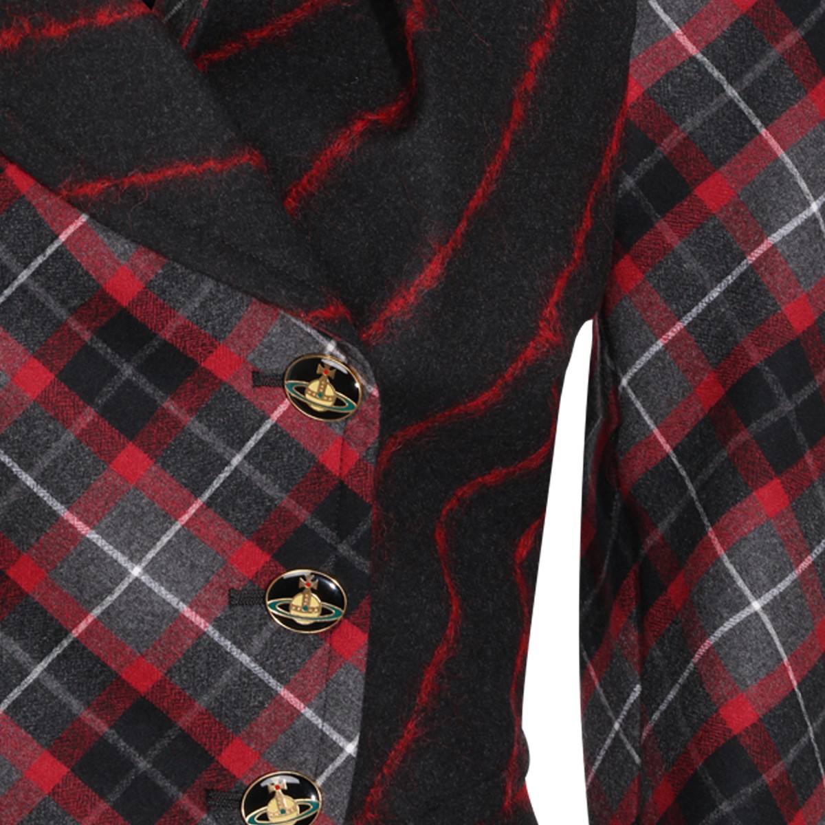 DARK RED WOOL STORMY BLAZER