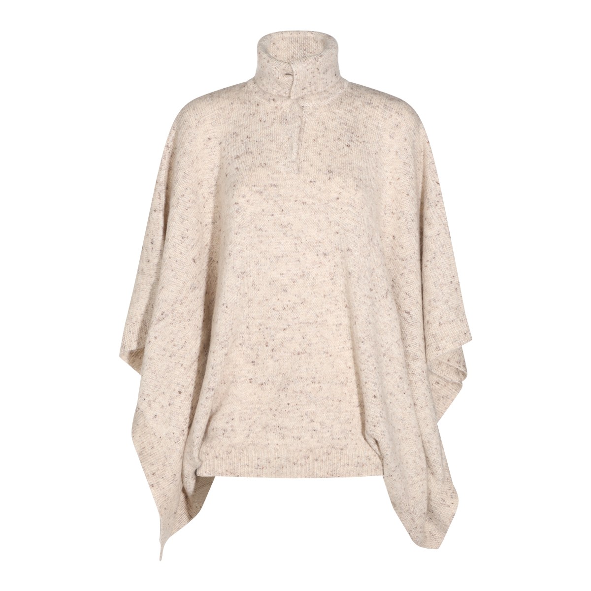 BEIGE WOOL CAPE