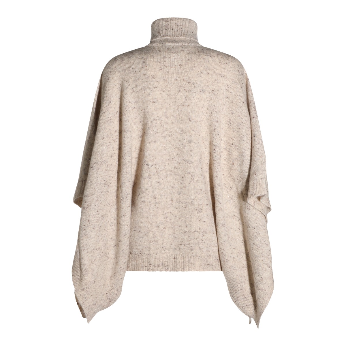 BEIGE WOOL CAPE