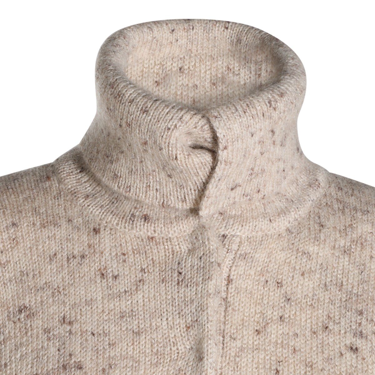 BEIGE WOOL CAPE
