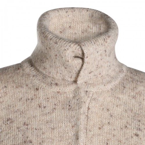 BEIGE WOOL CAPE