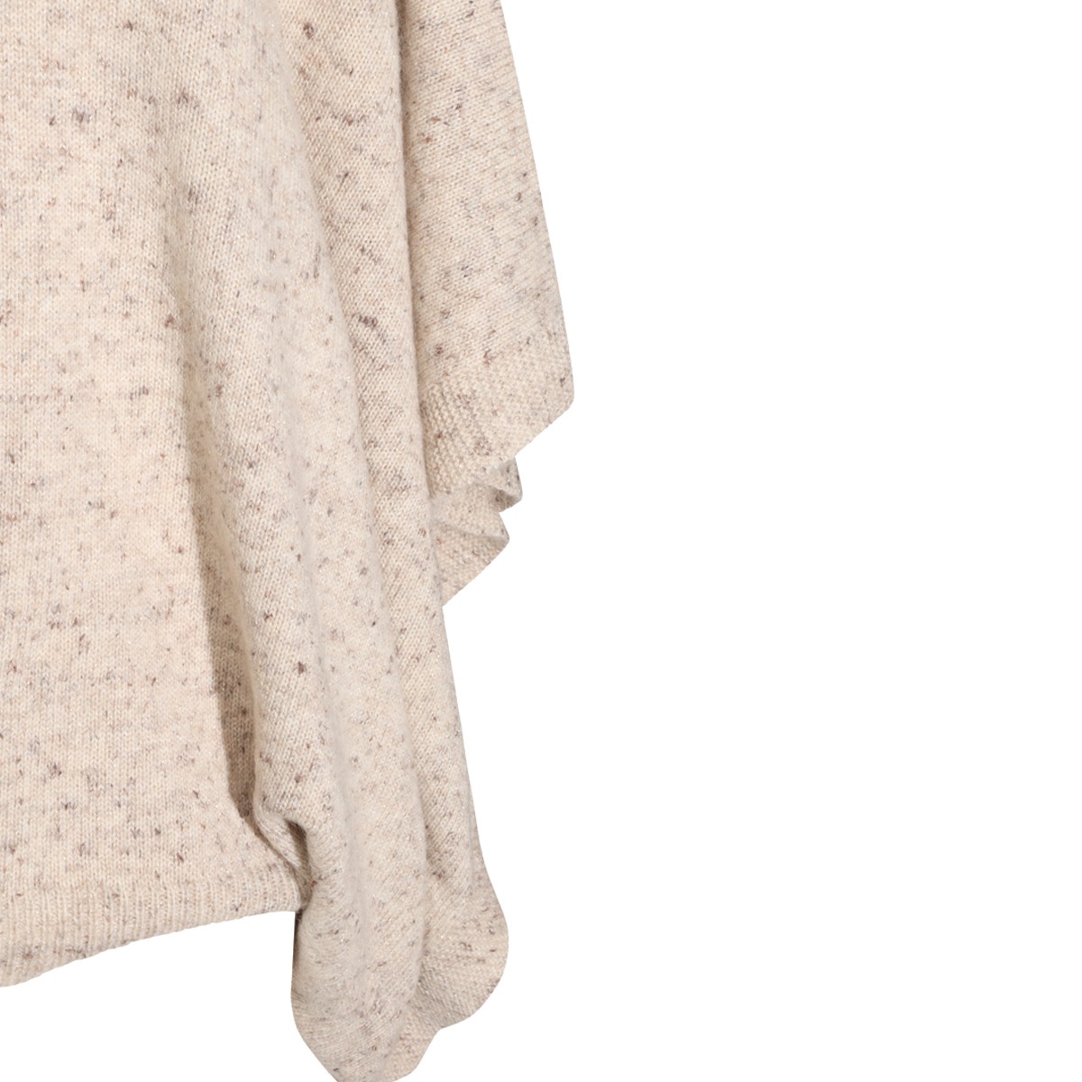 BEIGE WOOL CAPE