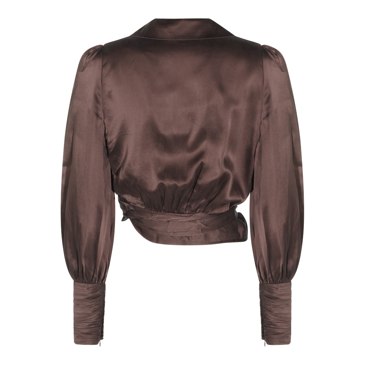 BROWN VISCOSE TOP