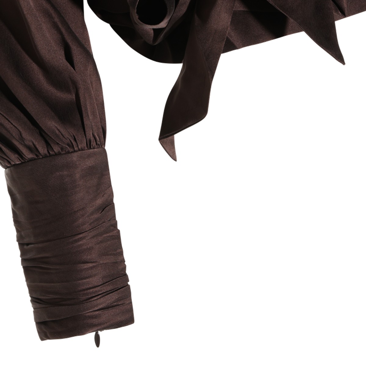 BROWN VISCOSE TOP