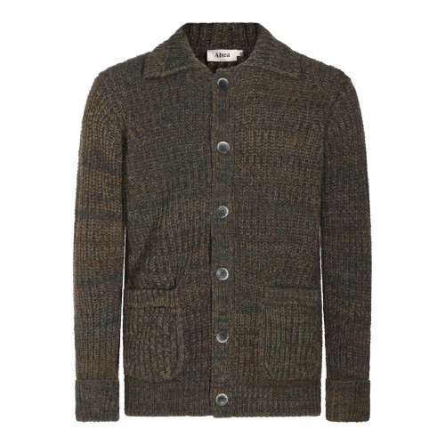 GREEN WOOL KNITWEAR