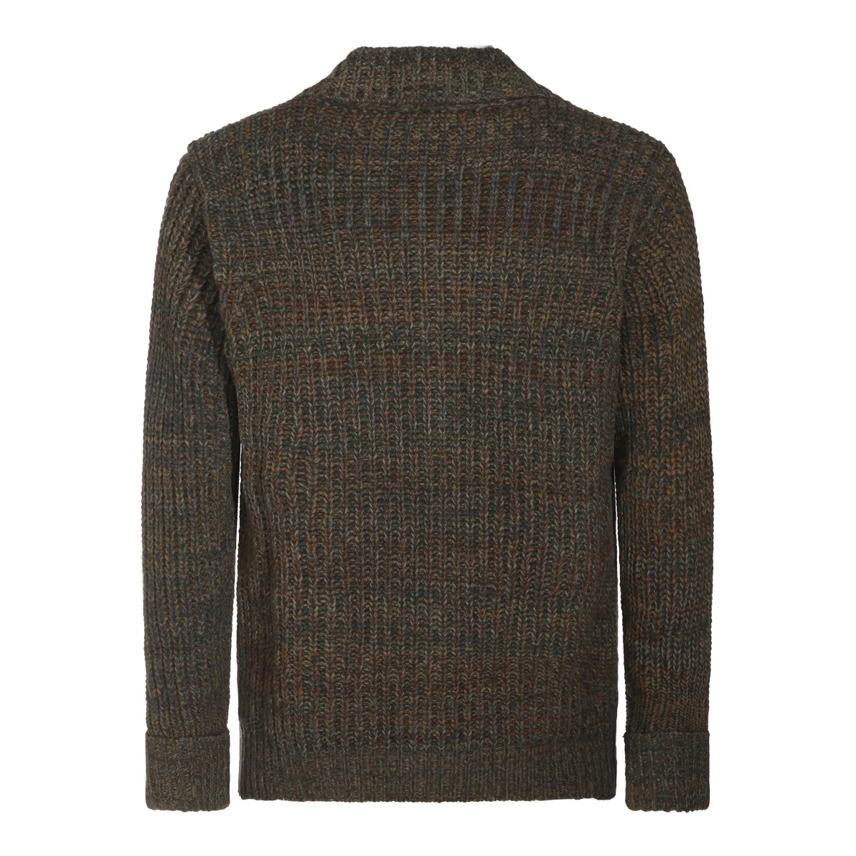 GREEN WOOL KNITWEAR