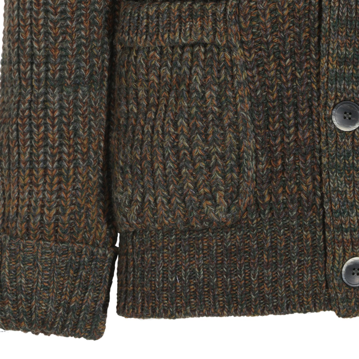 GREEN WOOL KNITWEAR