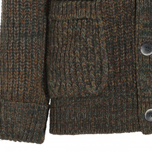 GREEN WOOL KNITWEAR