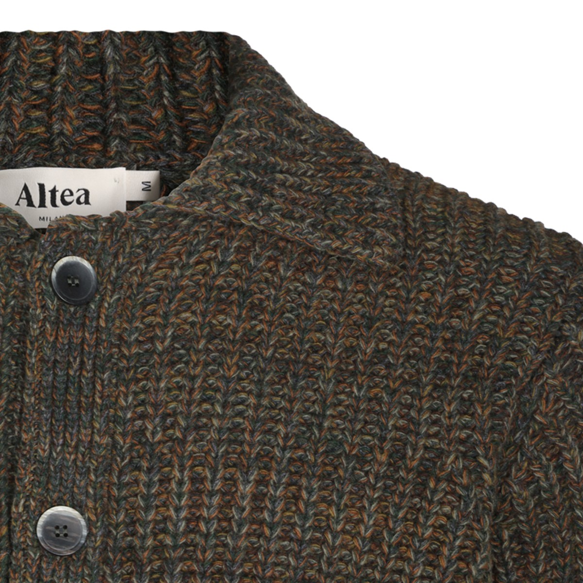 GREEN WOOL KNITWEAR