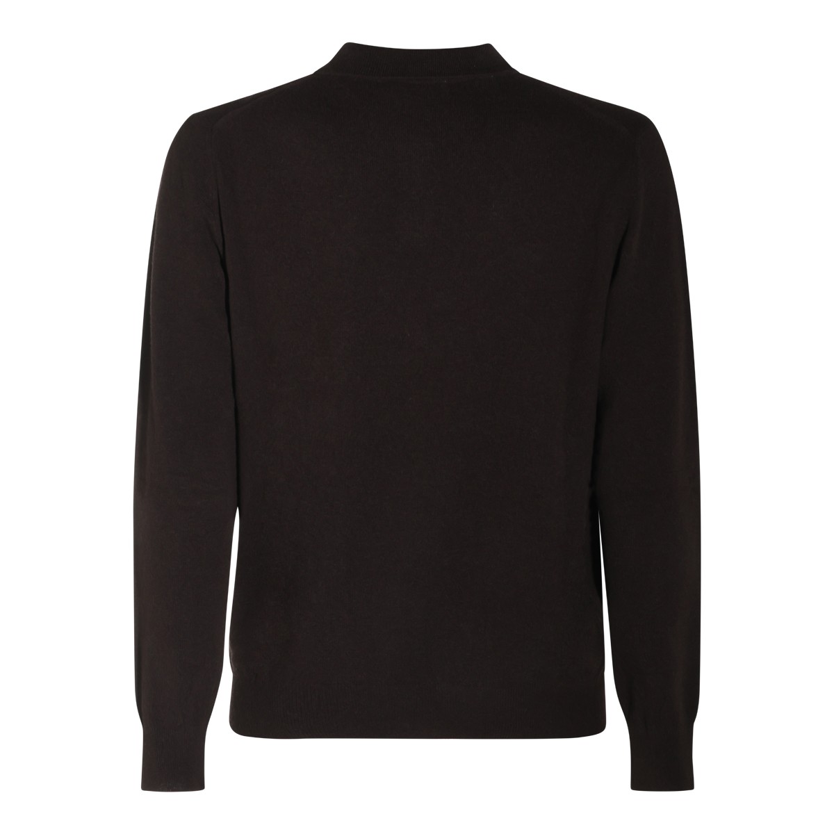 BROWN WOOL KNITWEAR