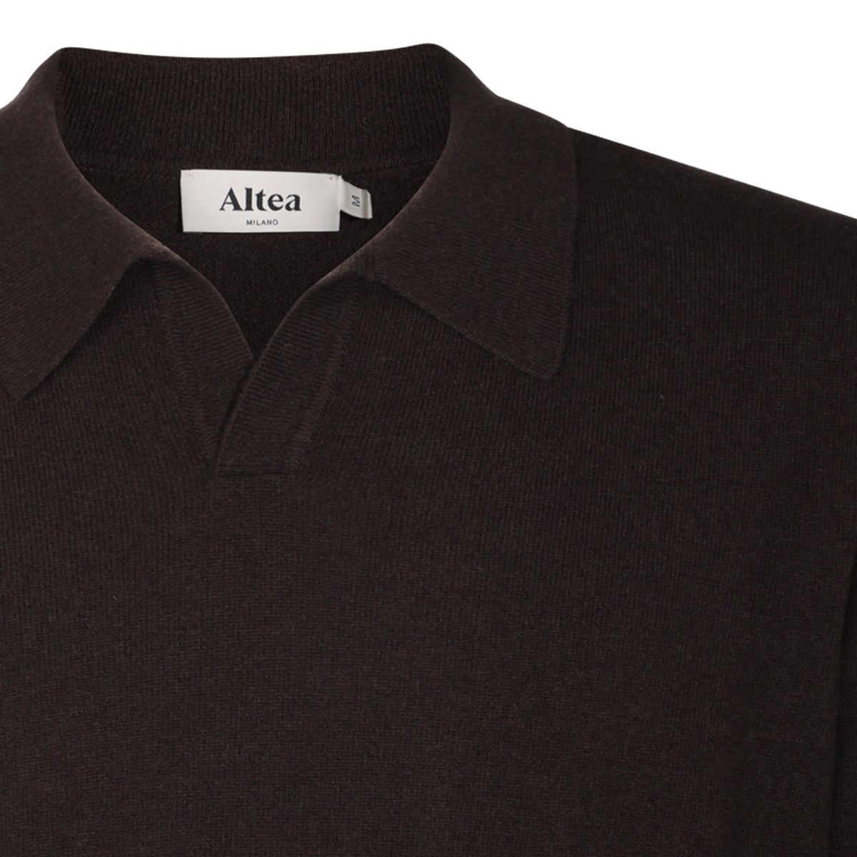 BROWN WOOL KNITWEAR