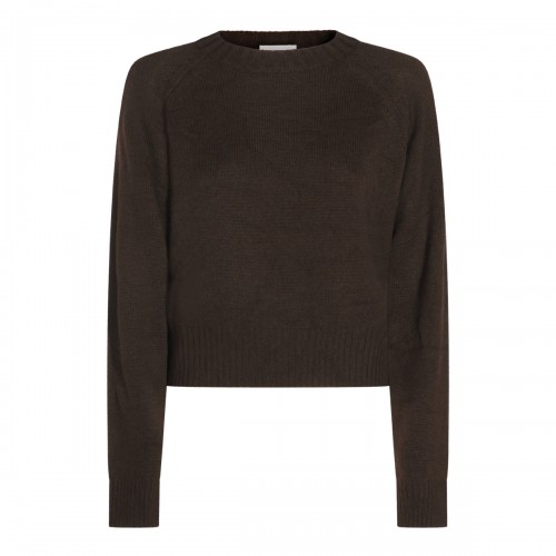 BROWN CASHMERE KNITWEAR