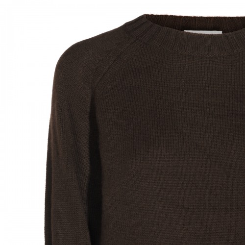 BROWN CASHMERE KNITWEAR