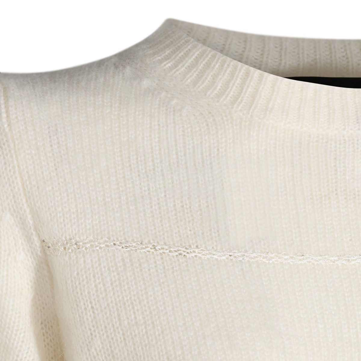 IVORY WOOL KNITWEAR