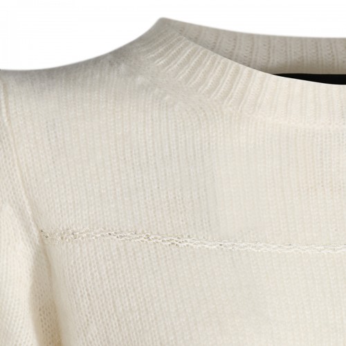 IVORY WOOL KNITWEAR