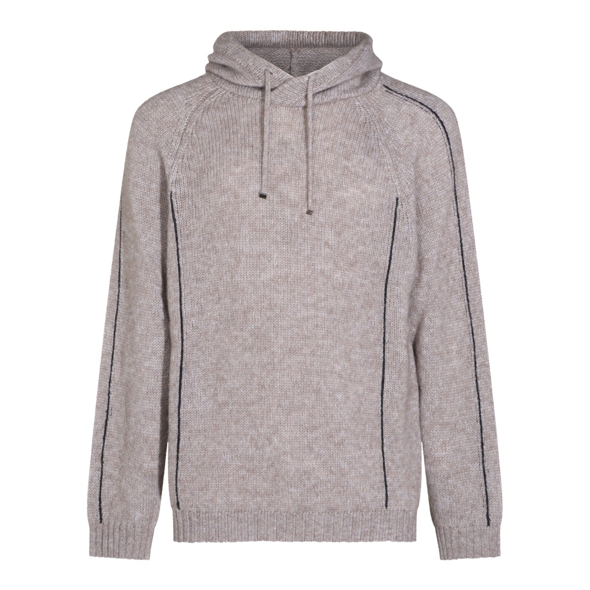 BEIGE WOOL KNITWEAR