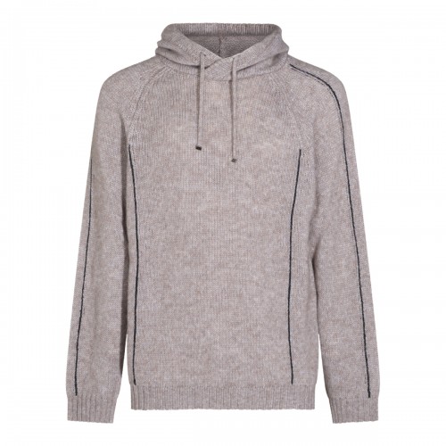 BEIGE WOOL KNITWEAR