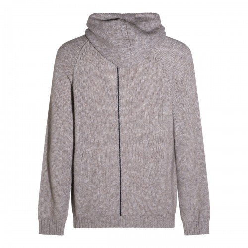 BEIGE WOOL KNITWEAR