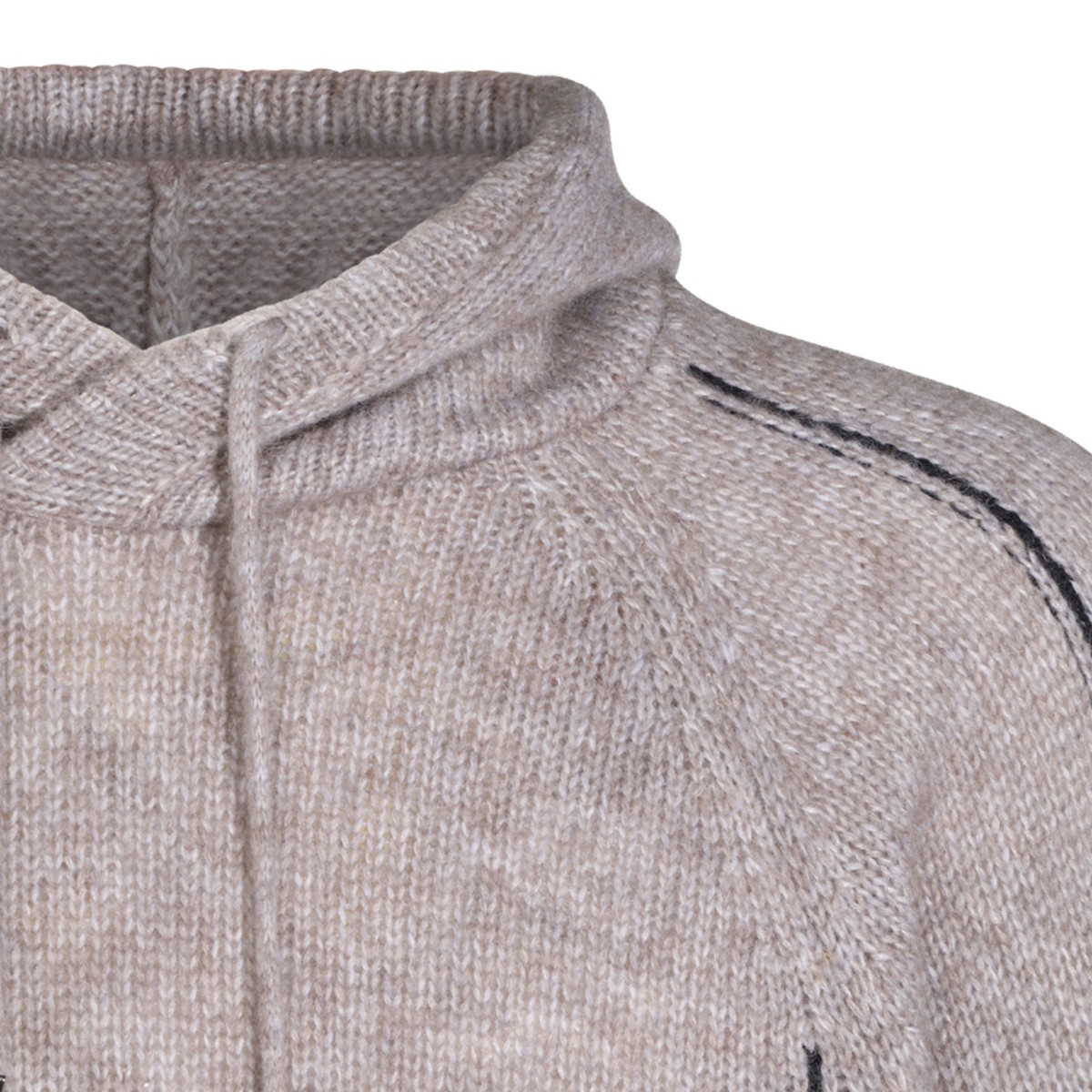 BEIGE WOOL KNITWEAR