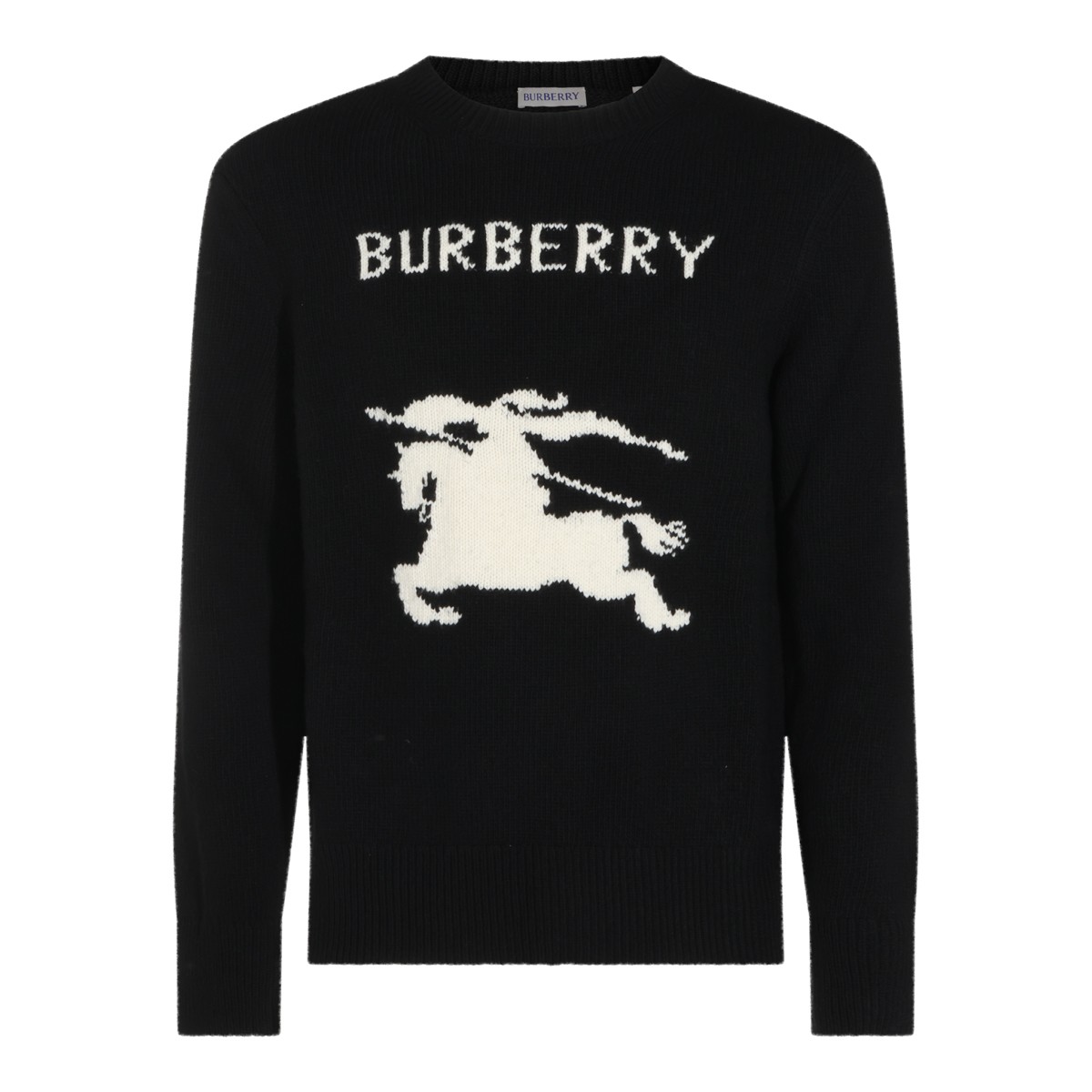 BLACK WOOL KNITWEAR