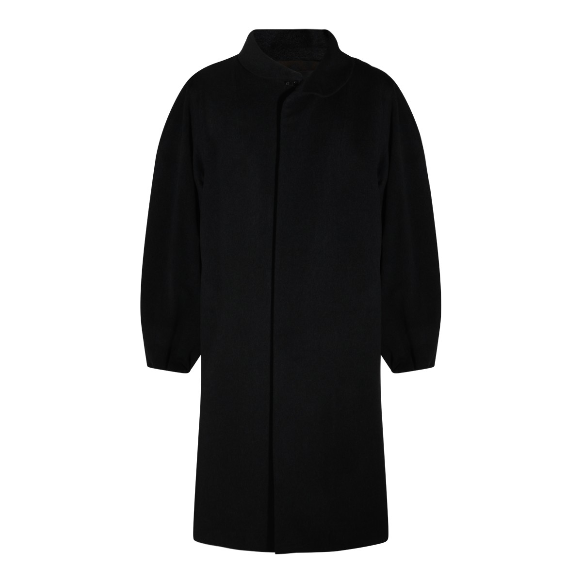 DARK GREY WOOL MENZEL COAT
