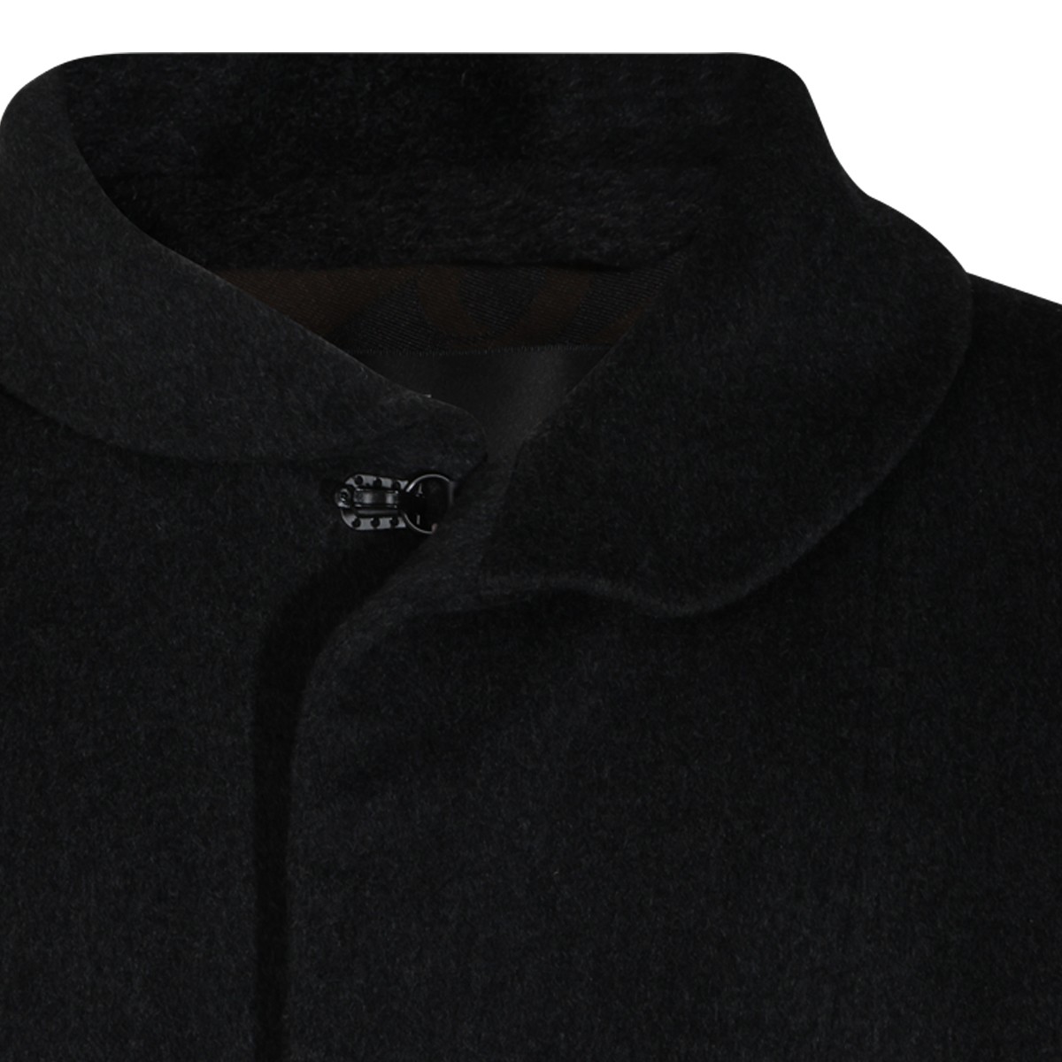 DARK GREY WOOL MENZEL COAT