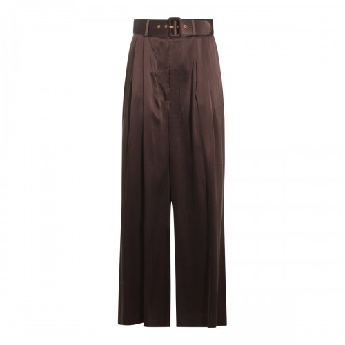 BROWN VISCOSE PANT