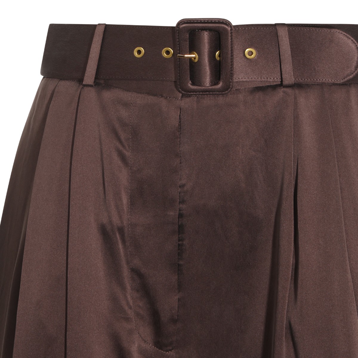 BROWN VISCOSE PANT