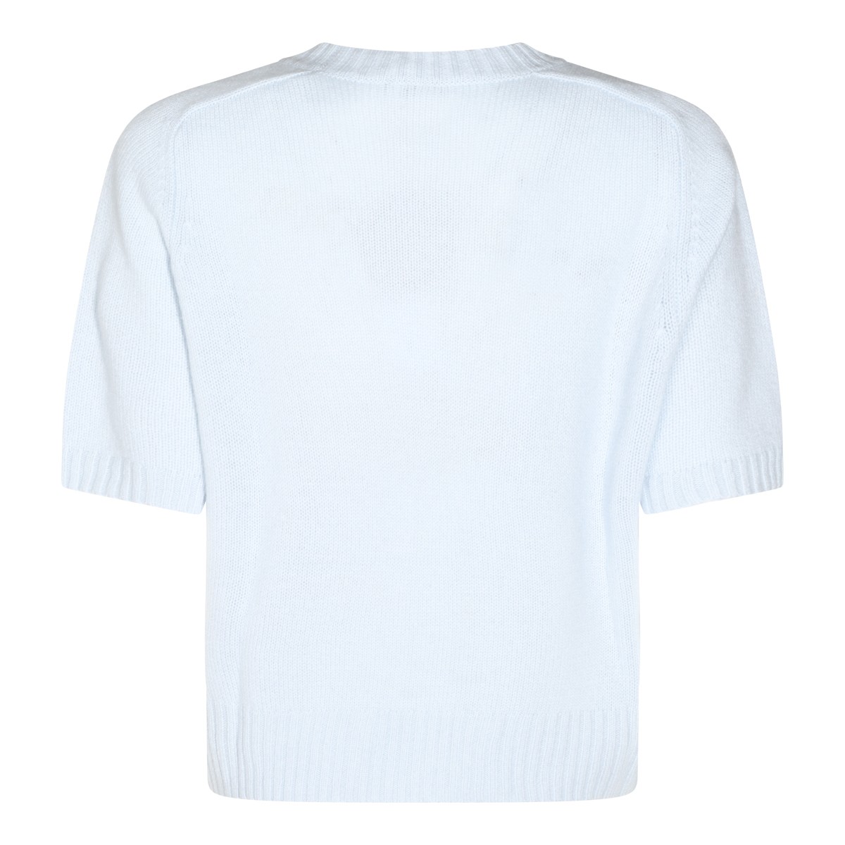 LIGHT BLUE CASHMERE KNITWEAR