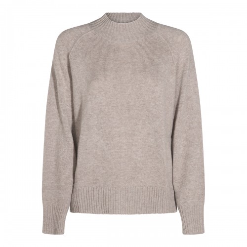 TAUPE CASHMERE KNITWEAR
