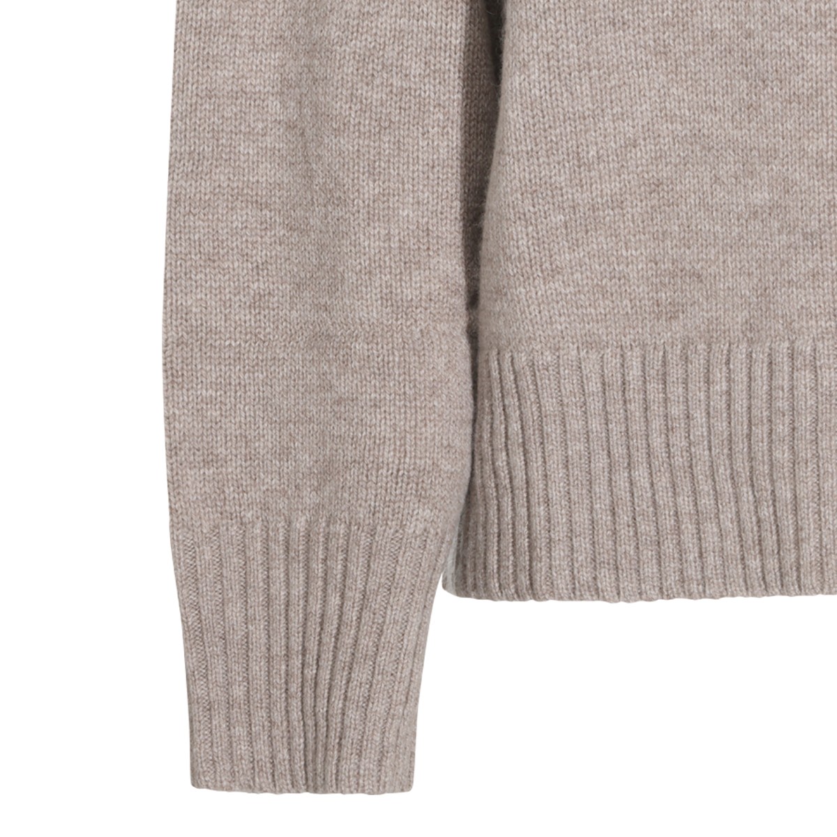 TAUPE CASHMERE KNITWEAR