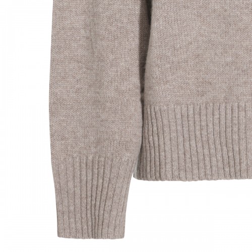 TAUPE CASHMERE KNITWEAR