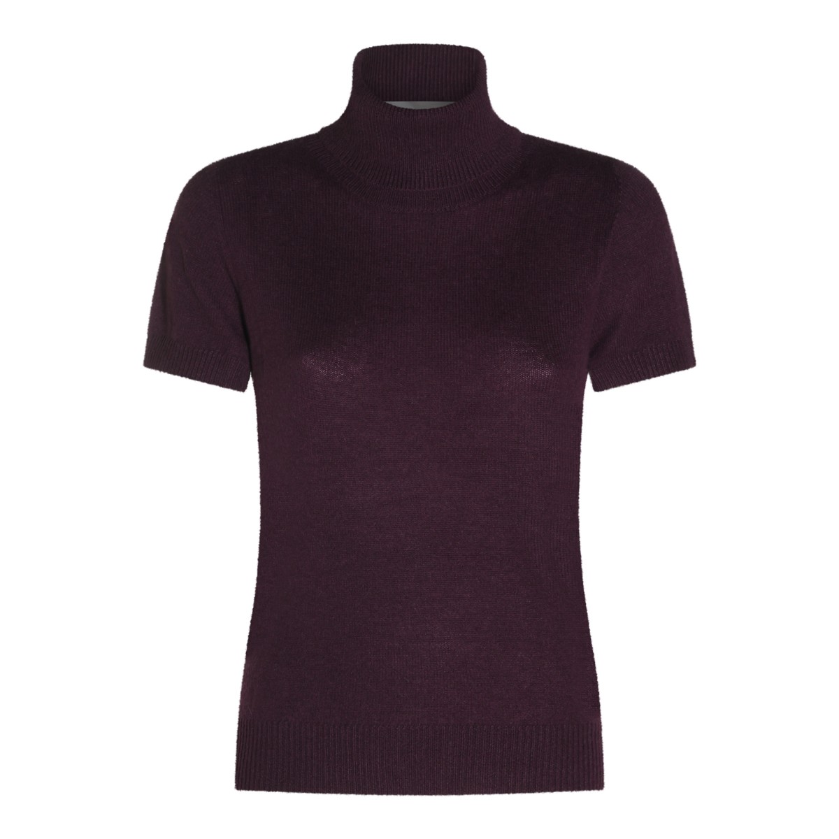 PURPLE CASHMERE KNITWEAR