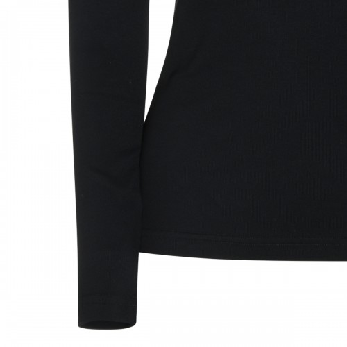 BLACK COTTON T-SHIRT
