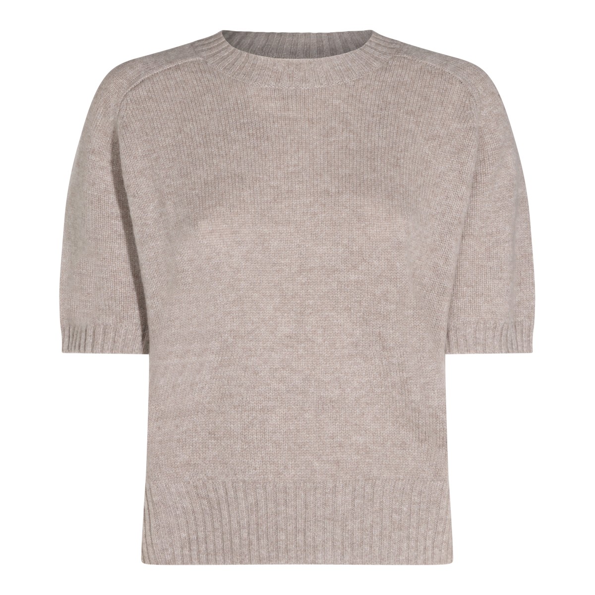 KHAKI CASHMERE KNITWEAR