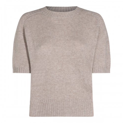 KHAKI CASHMERE KNITWEAR