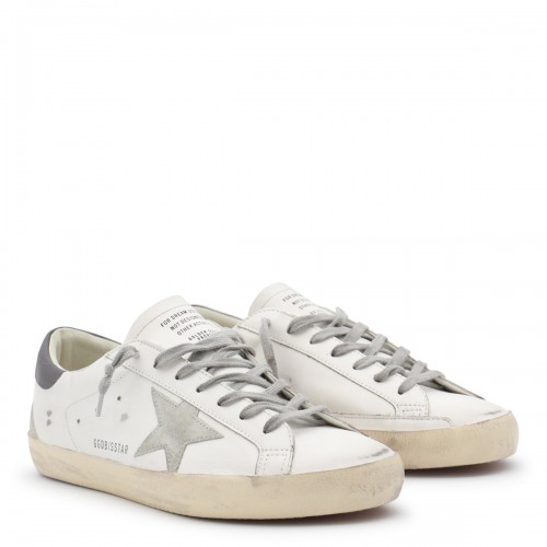 WHITE AND GREY LEATHER... 2