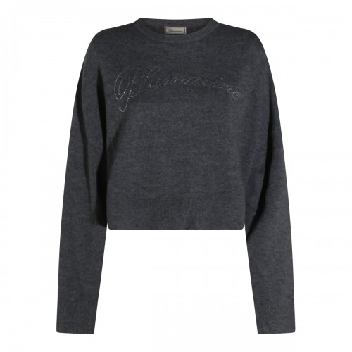 GREY WOOL KNITWEAR