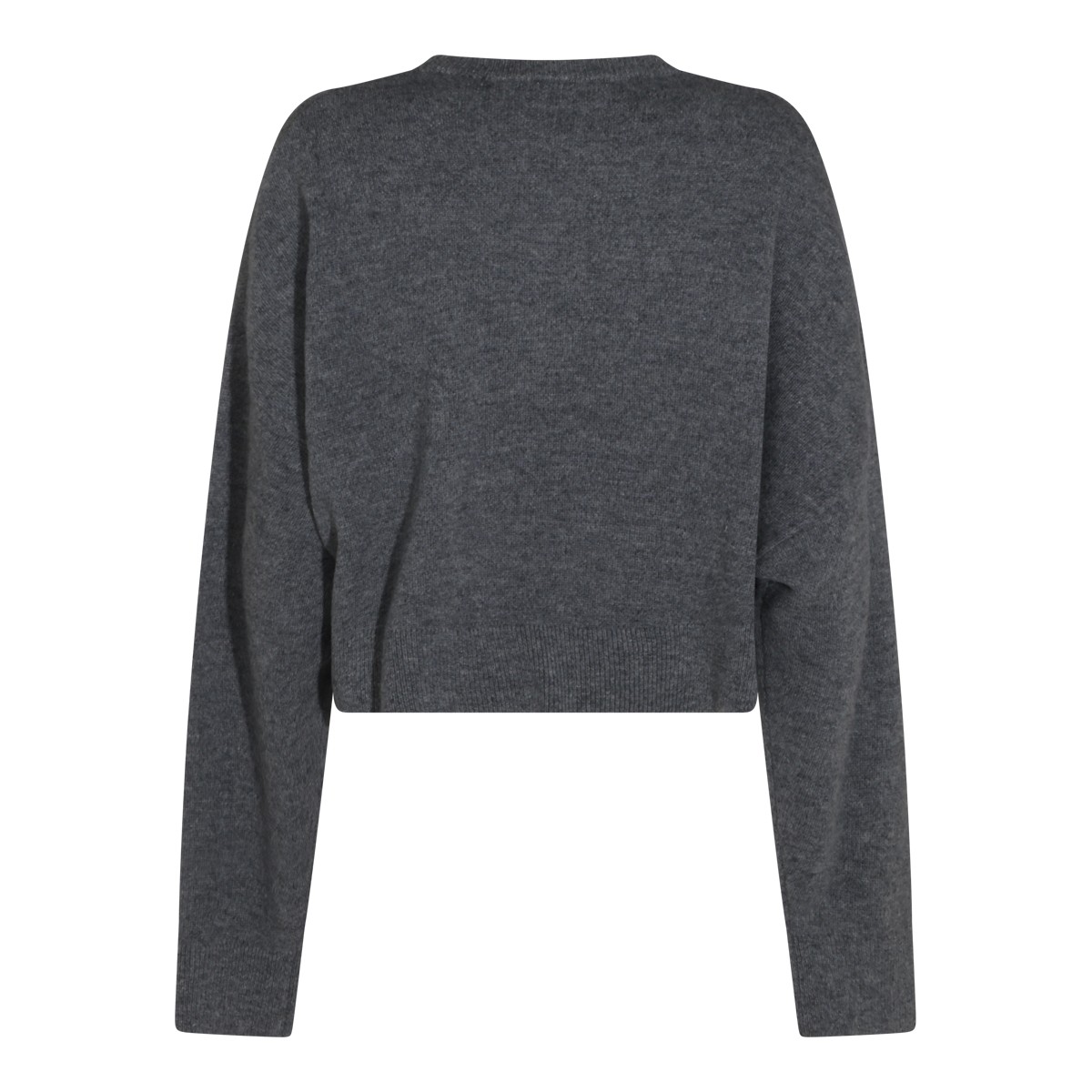 GREY WOOL KNITWEAR