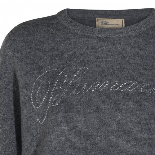 GREY WOOL KNITWEAR