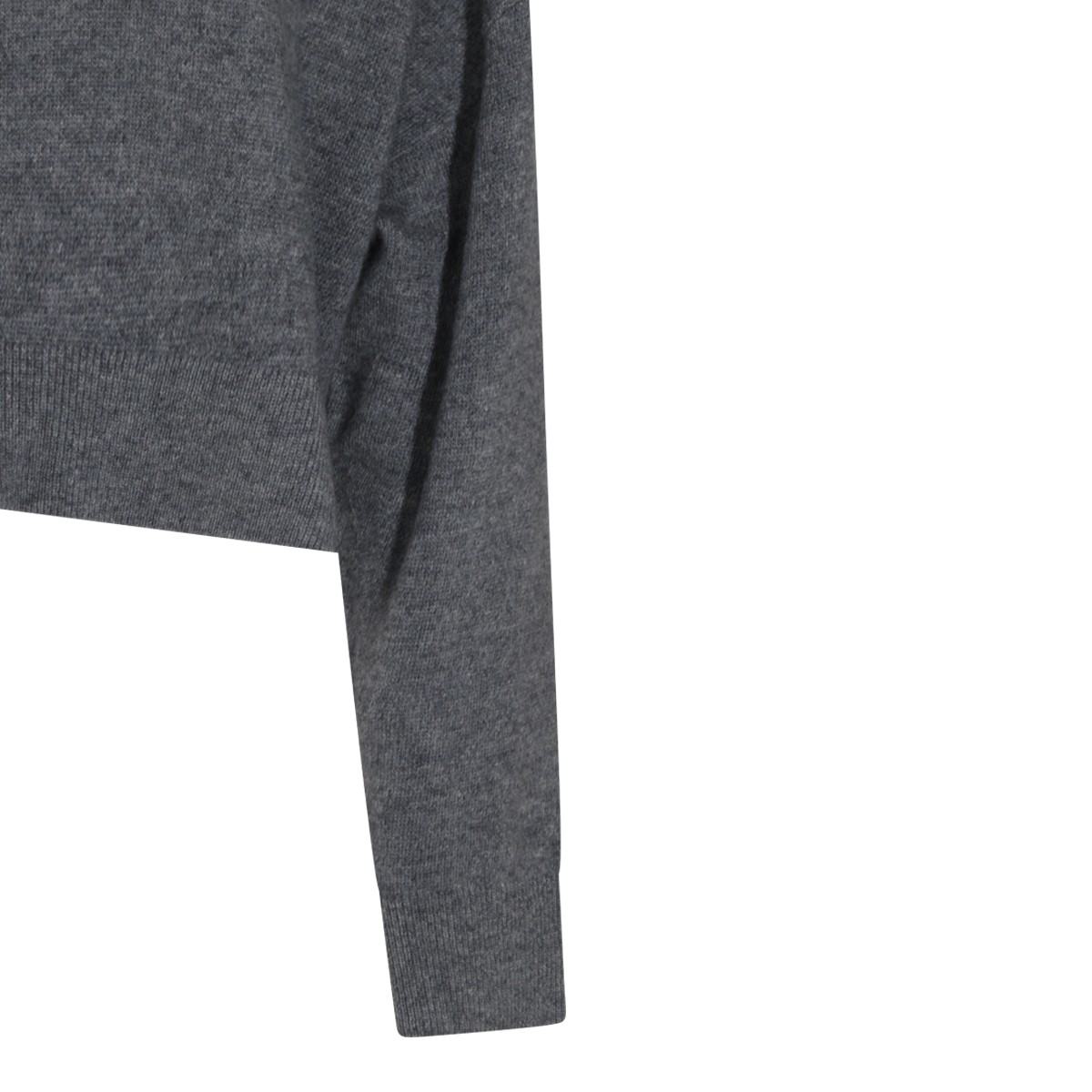 GREY WOOL KNITWEAR