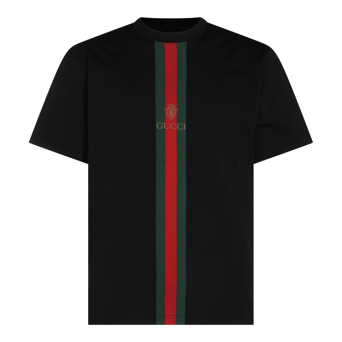 BLACK COTTON T-SHIRT